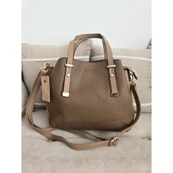 Bolso beige asas crema