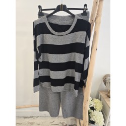 Conjunto punto gris y negro...