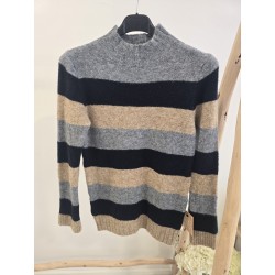 Jersey cuello chimenea rayas