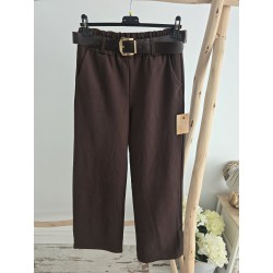 Pantalón recto cacao...