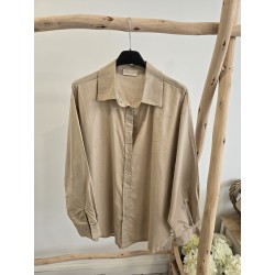 Camisa básica beige