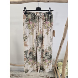 Pantalón estampado tonos...