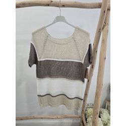 Jersey manga corta tricolor...