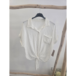 Blusa blanca lazada