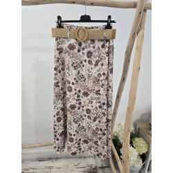 Falda estampada