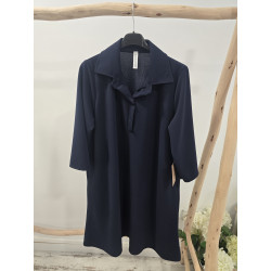Vestido polo marino