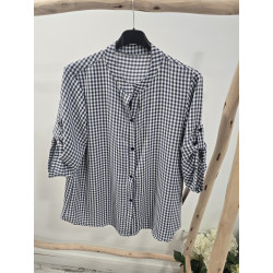 Blusa vichy marino