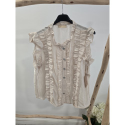 Blusa crema