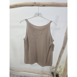 Top hilo beige