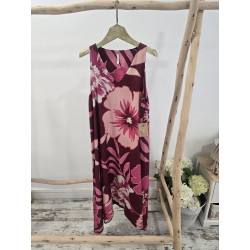 Vestido floral rosa
