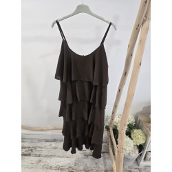 Vestido cacao capas