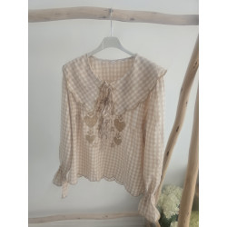 Blusa vichy l/xl