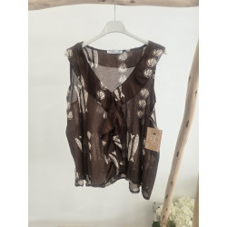 Blusa cacao pescaditos
