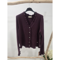 Chaqueta burdeos