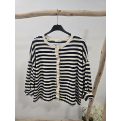 Chaqueta rayitas matino