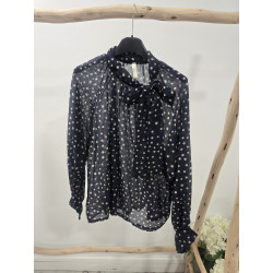 Blusa marino lunares