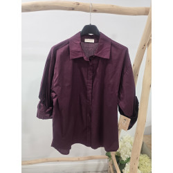 Camisa burdeos