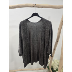Chaqueta brillo cacao