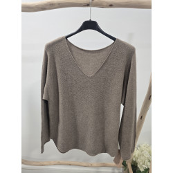 Jersey básico beige