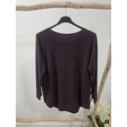 Jersey burdeos brillo