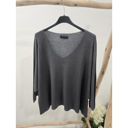 Jersey gris manga francesa