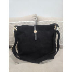 Bolso negro broche