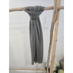 Pasmina lurex gris
