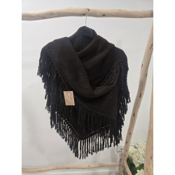Poncho flecos cacao