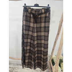 Pantalón cuadros cacao,...