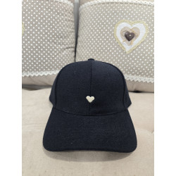 Gorra corazón marino